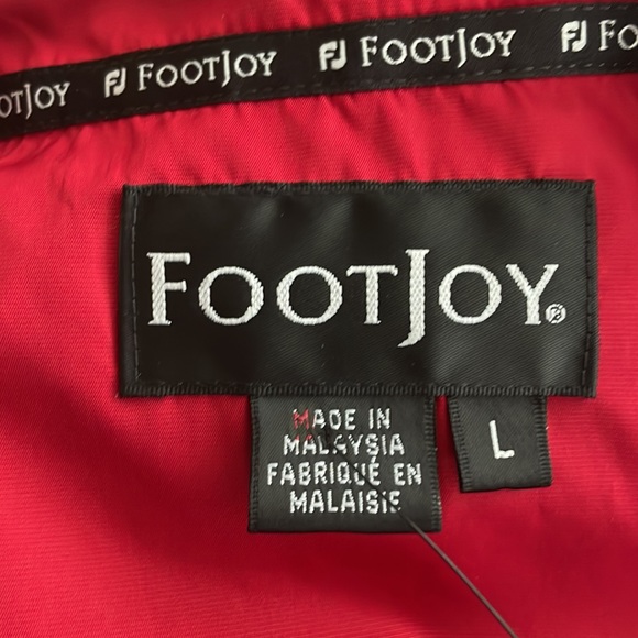 FOOTJOY Red Golfing Pullon Vest, Size Large - Picture 9 of 10